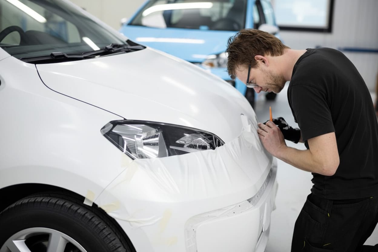 покраска капота